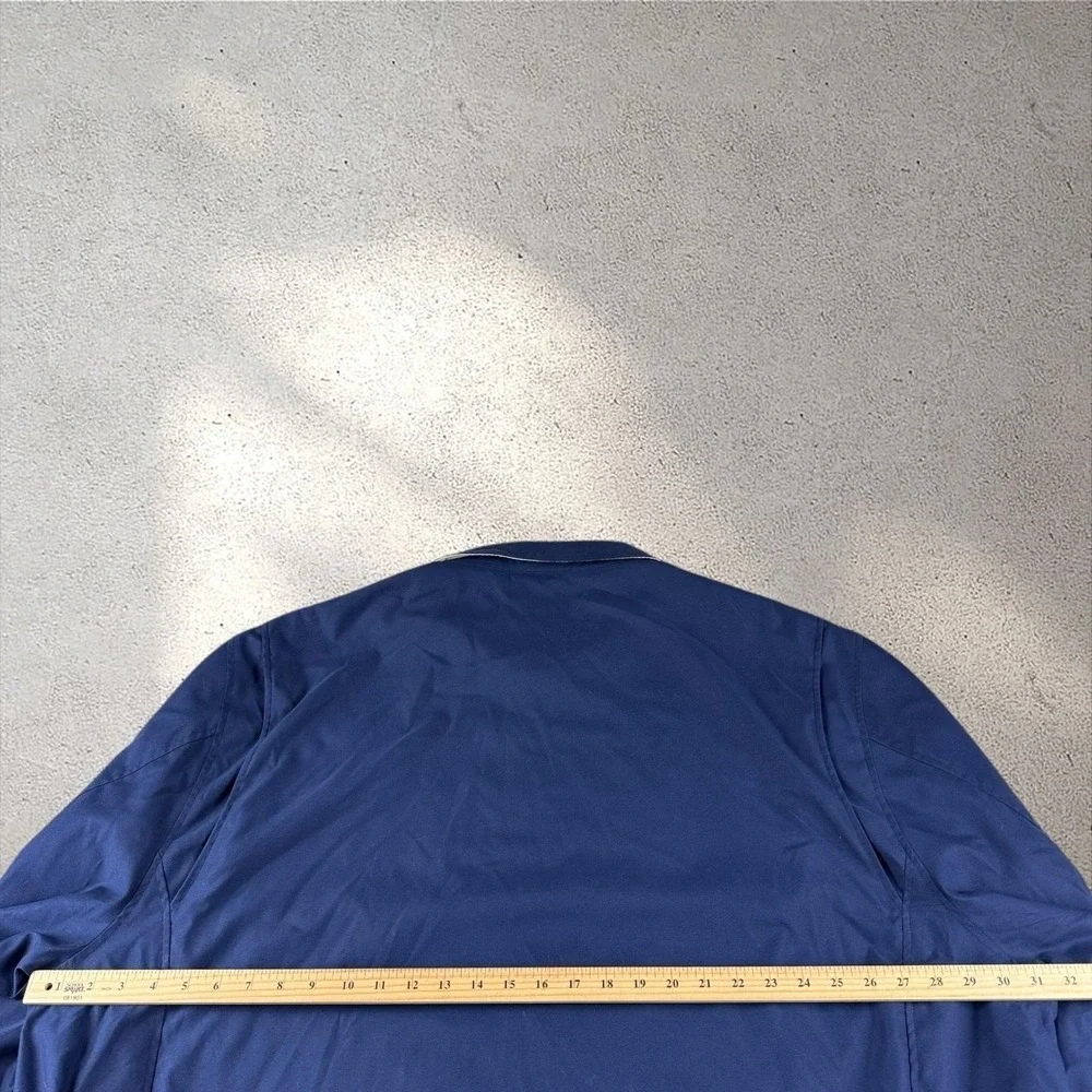 Polo Ralph Lauren‎ Harringtons Bomber Jacket Mens 4XLT Blue Plaid Lined Vintage